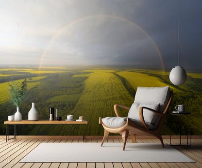 An exotic look at the rainbow fototapet