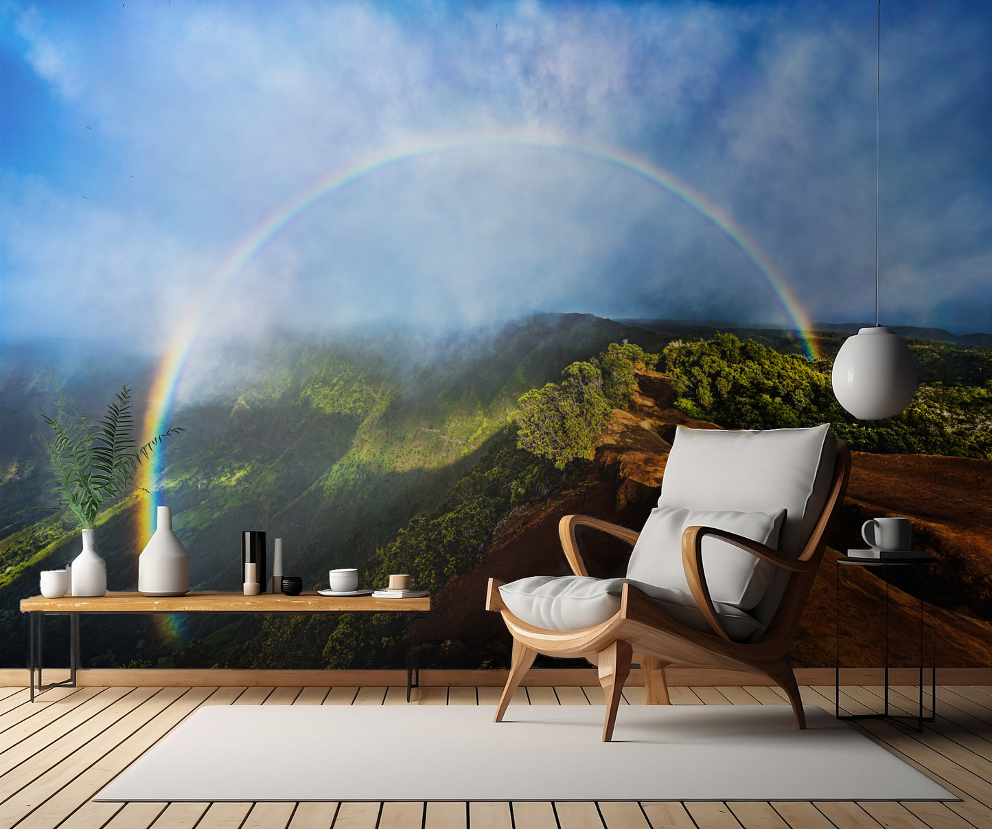 Over the ridge fototapet