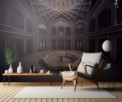 Wind tower of Yazd fototapet