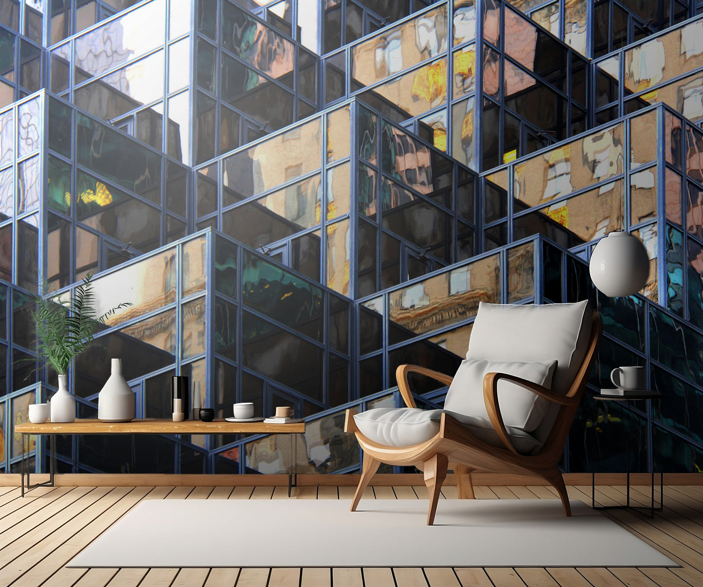 Impressionist Cube fototapet