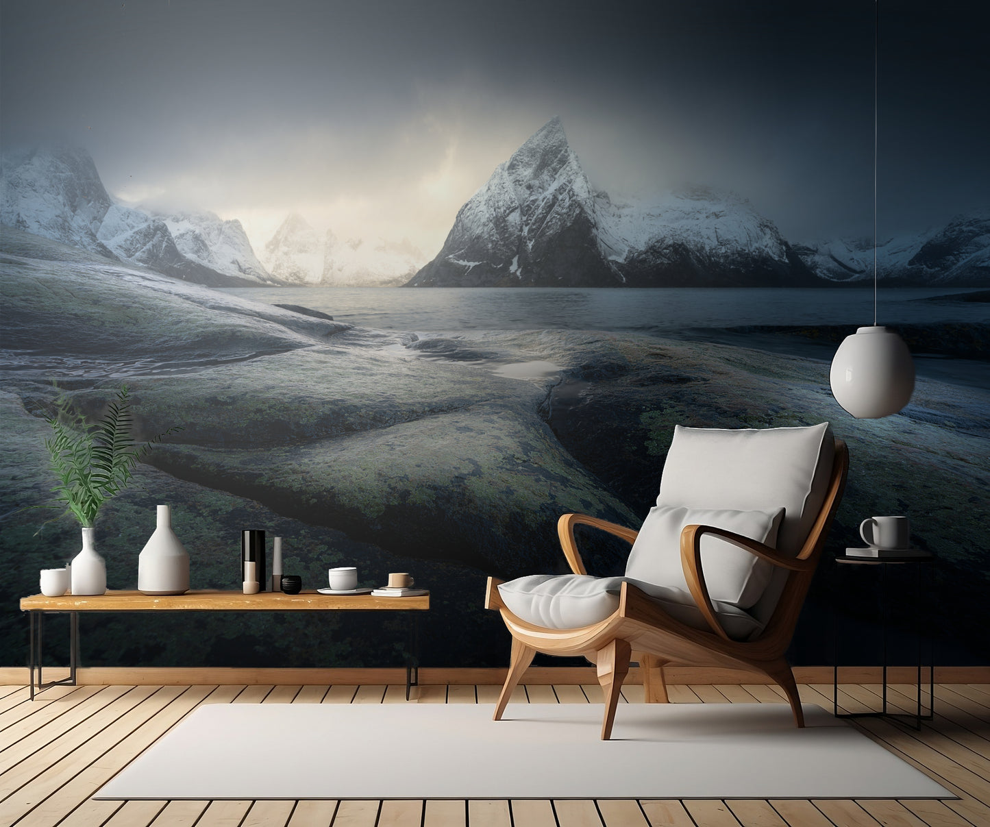 Winter Olstinden fototapet