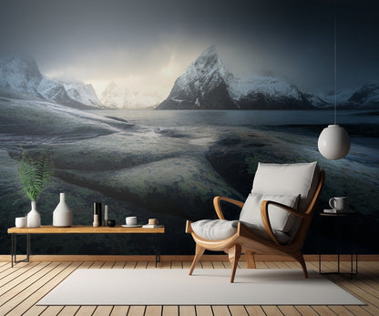 Winter Olstinden fototapet