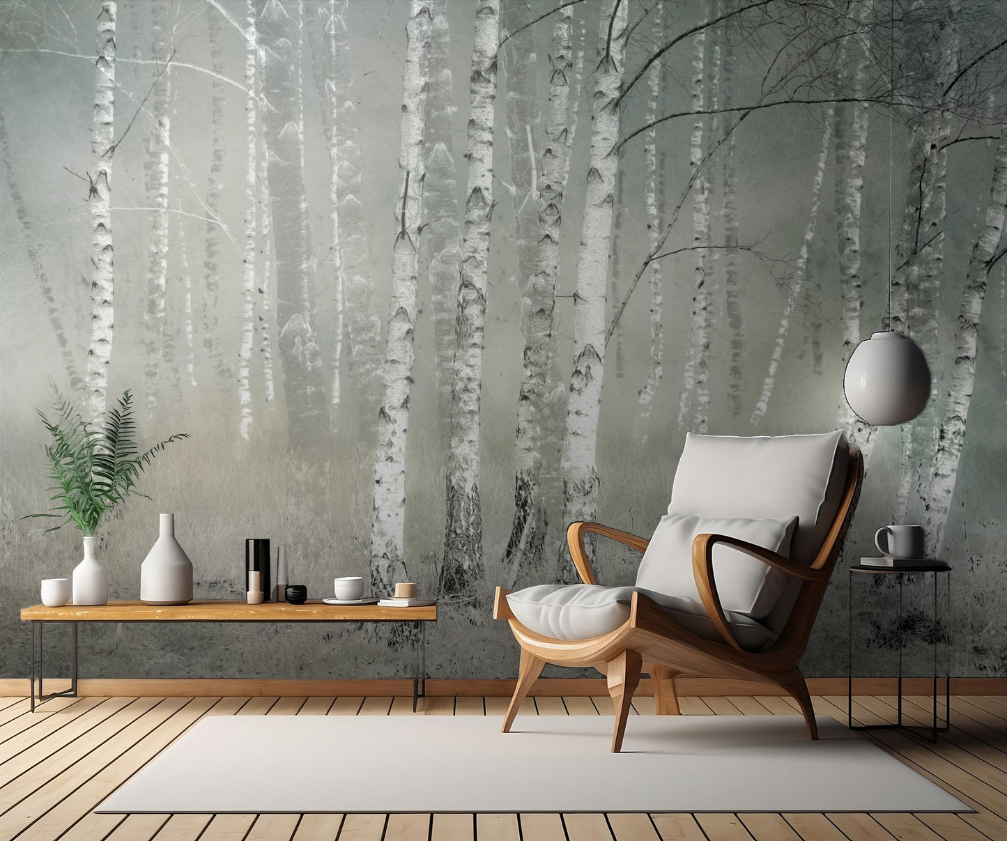 Morning silence fototapet