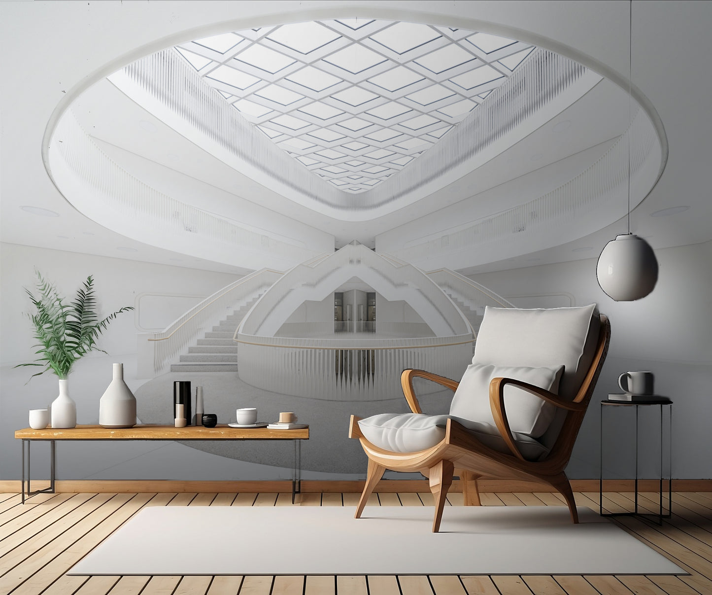 white room fototapet