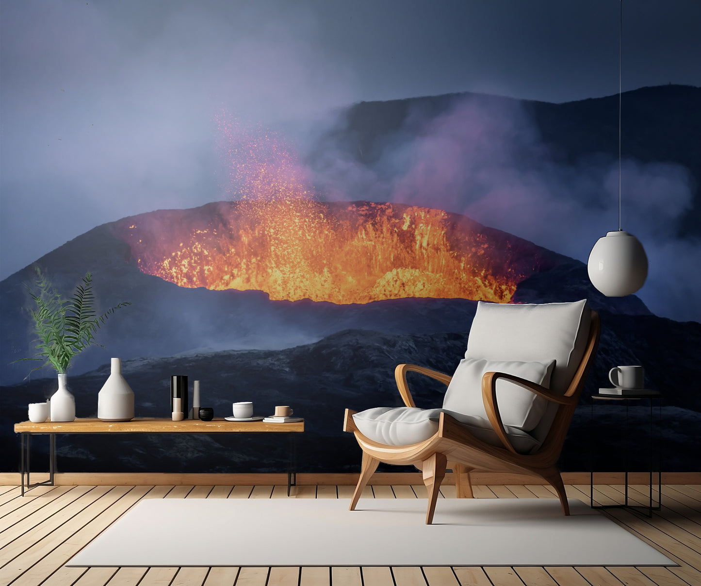 Fagradalsfjall Volcano fototapet