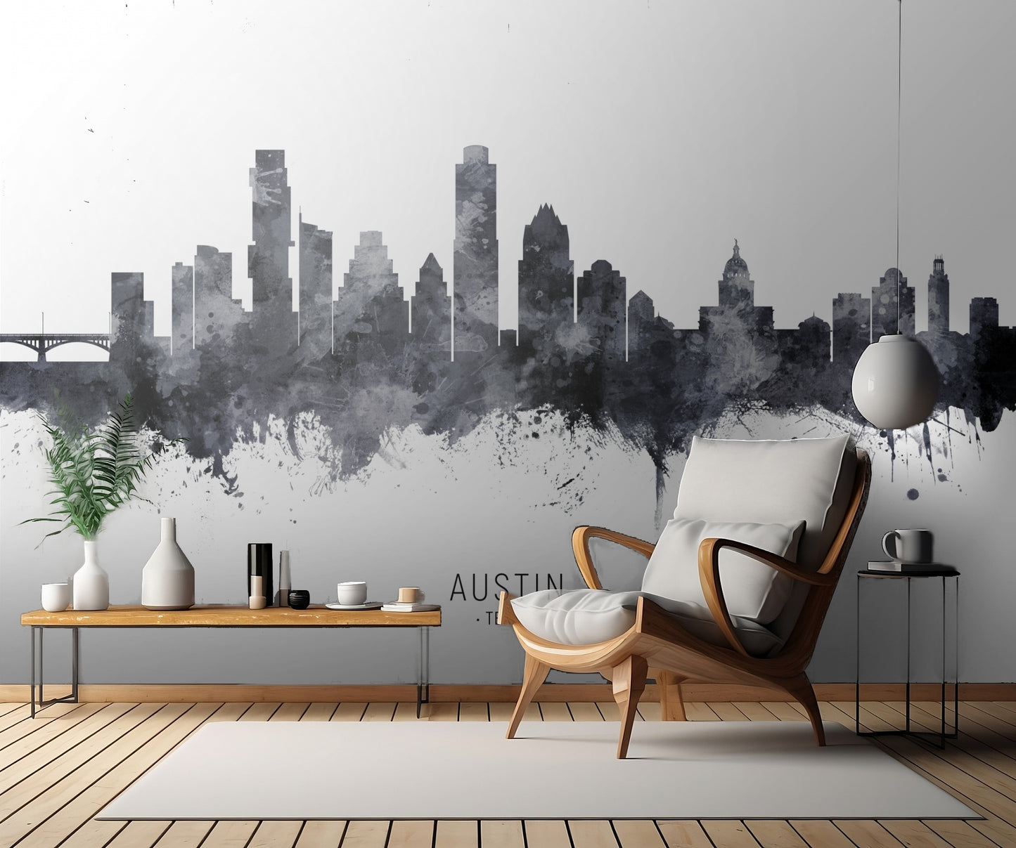 Austin Texas Skyline fototapet