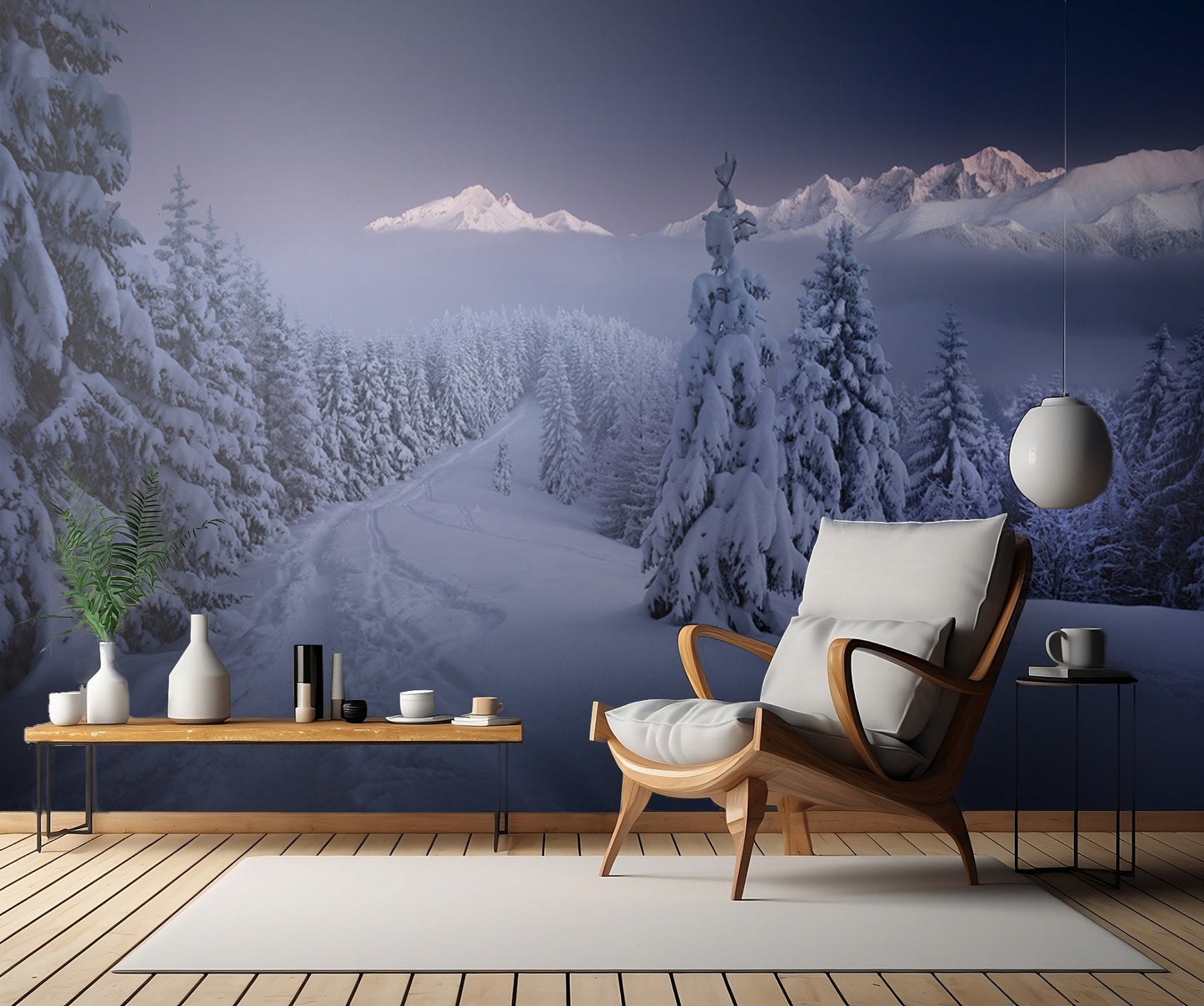 In the Winter fototapet