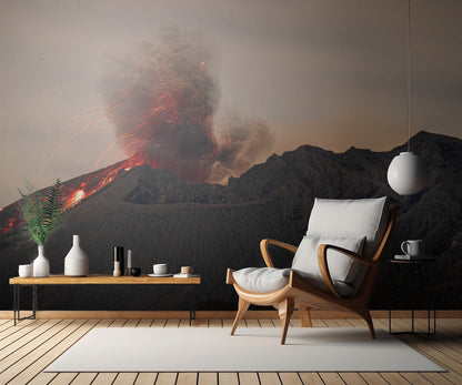 Volcano fototapet