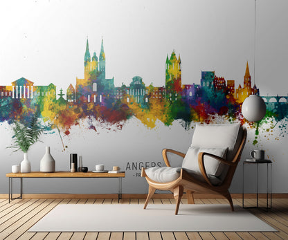 Angers France Skyline fototapet