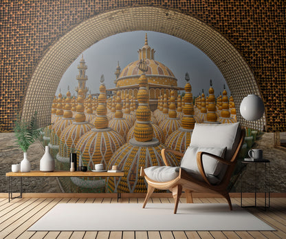 201 Dome Mosque fototapet