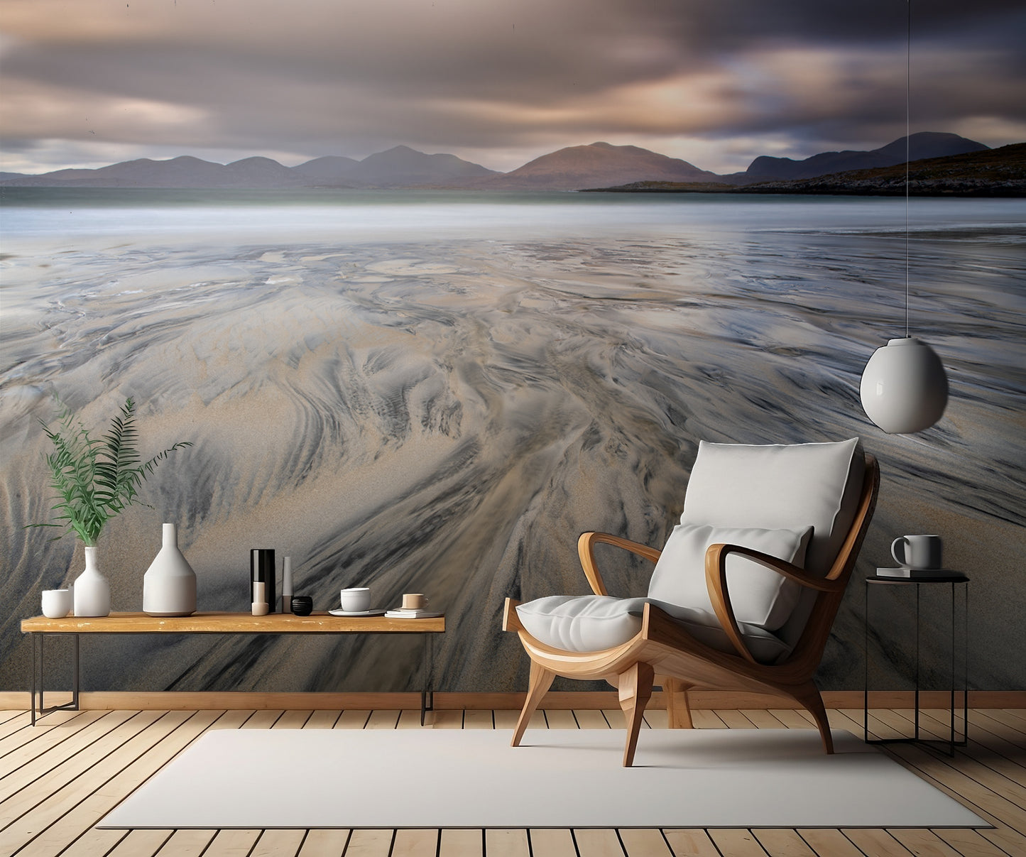 A morning of autumn at Luskentyre fototapet