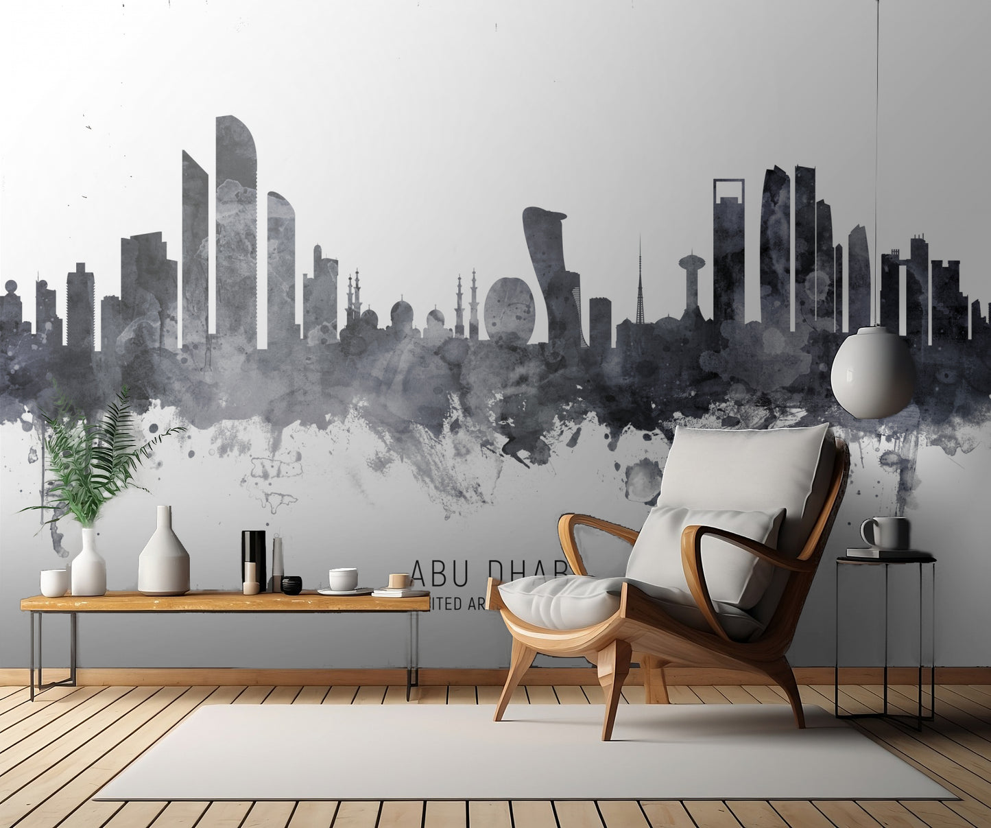 Abu Dhabi Skyline fototapet