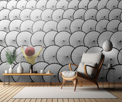 White Umbrella fototapet