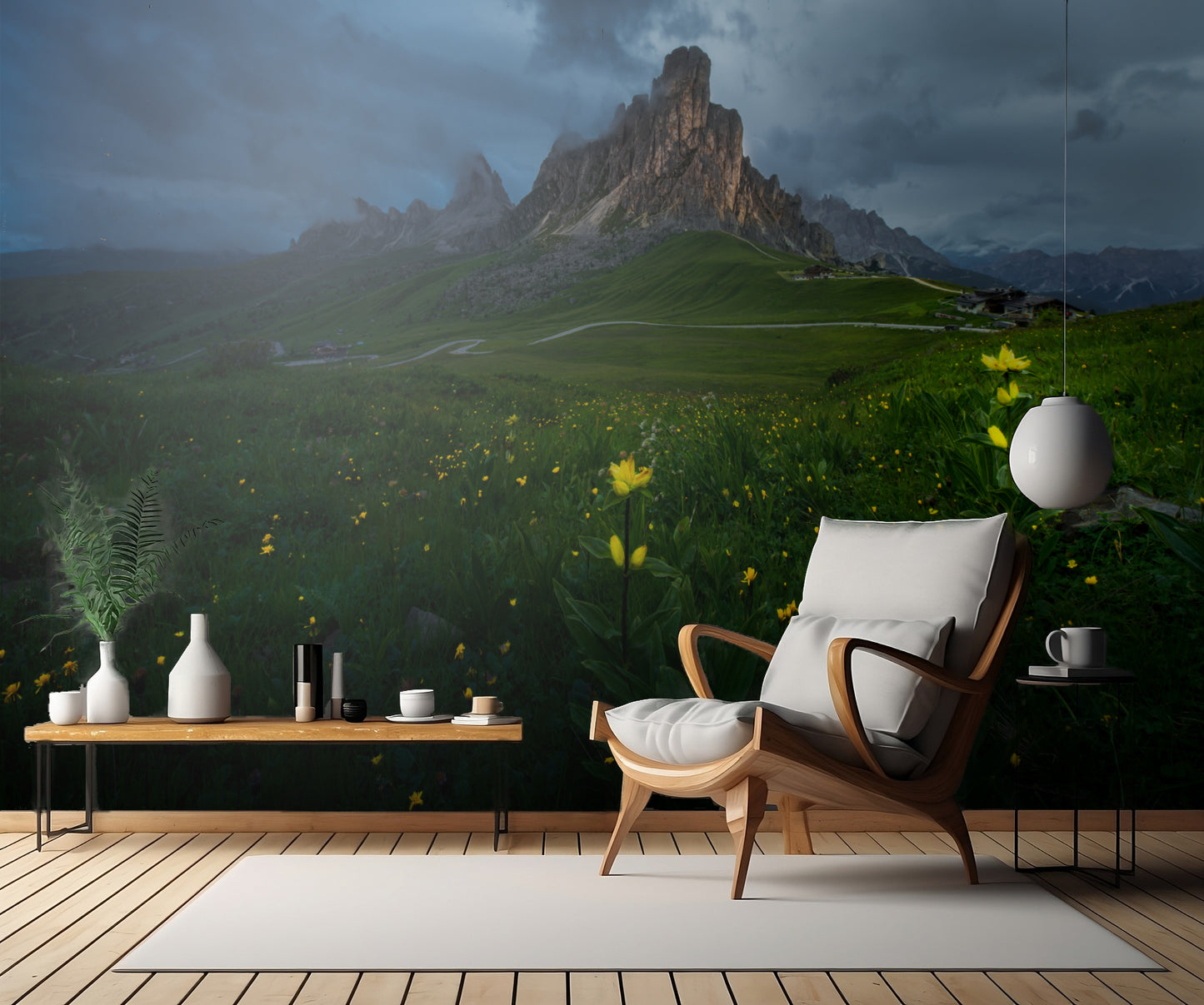 After the mountain rain fototapet