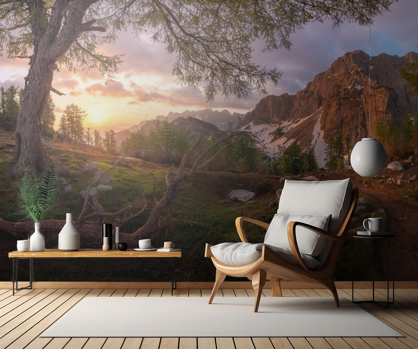 Magical morning fototapet