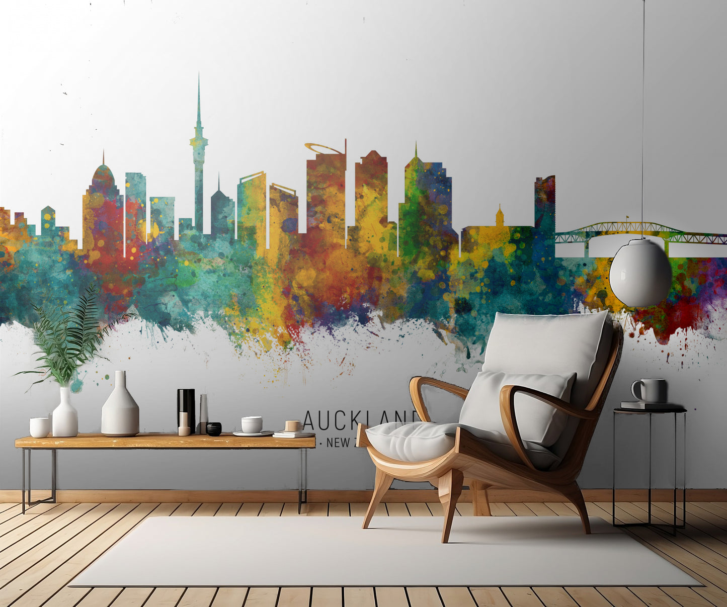 Auckland Skyline fototapet