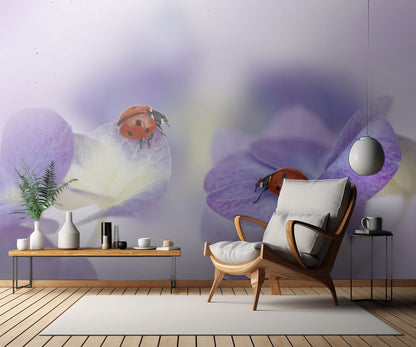 Red and purple fototapet