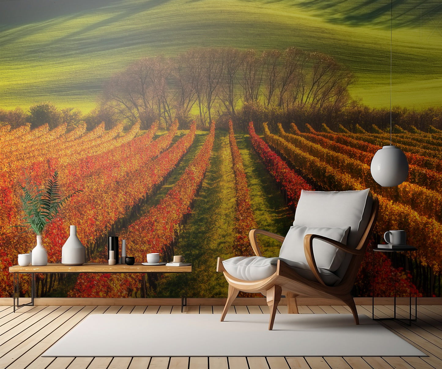 vine-growing fototapet