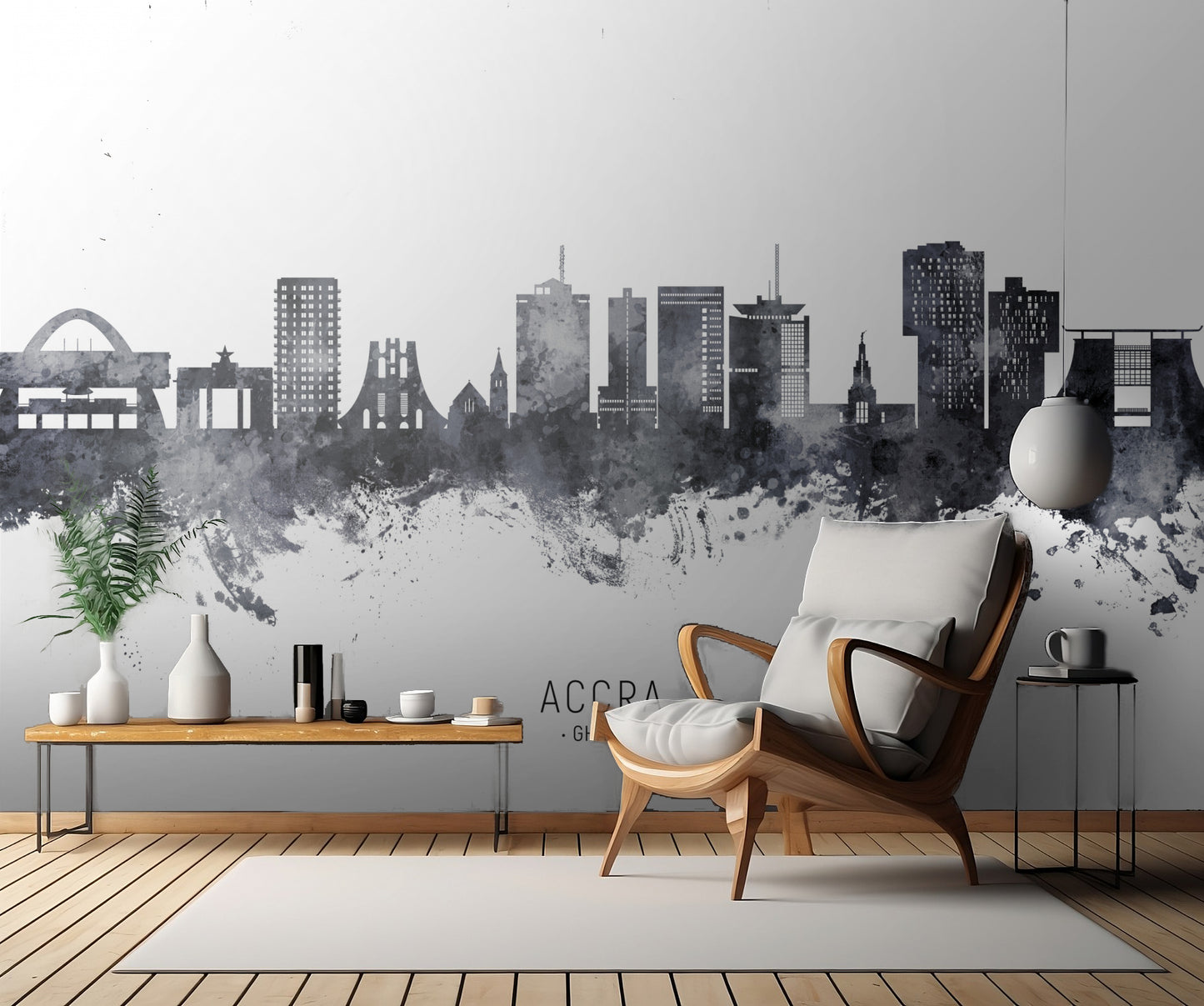 Accra Ghana Skyline fototapet